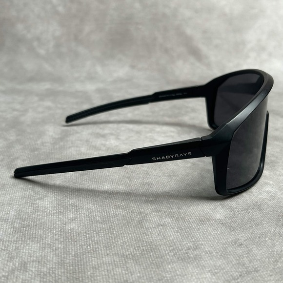 Shady Rays Rival Black  Shield Ri-1 Polarized Sunglasses - Picture 8 of 8